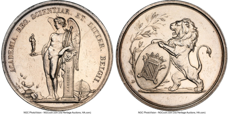 "Sciences Royal Academy" silver Medal ND MS61 NGC, 37mm. HID09801242017 © 2023 H...