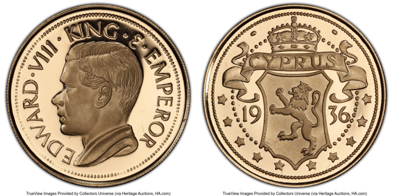 Edward VIII gold Proof Fantasy Sovereign "1936" PR68 Deep Cameo PCGS, KM-XM2. Re...