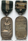 Fuad I silver "International Institute of Statistics" Medal 1927 AU Details Uncertified, 36mm x 19mm. 15.33gm. By Elkington. With original ribbon. Com...