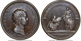 Louis XIV bronze "Gravelines Captured" Medal 1644-Dated MS65 Brown NGC, Divo-11. 41mm. By J. Mauger. HID09801242017 © 2023 Heritage Auctions | All Rig...
