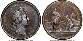 Louis XIV bronze "Dunkirk Acquisition" Medal 1662-Dated MS65 Brown NGC, Divo-71. 41mm. By J. Mauger. HID09801242017 © 2023 Heritage Auctions | All Rig...