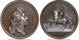 Louis XIV bronze "Campaign in Belgium" Medal 1667-Dated MS65 Brown NGC, Divo-95. 41mm. By J. Mauger. HID09801242017 © 2023 Heritage Auctions | All Rig...