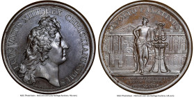 Louis XIV bronze "Academy of France" Medal 1672-Dated MS66 Brown NGC, Divo-119. 41mm. By J. Mauger. HID09801242017 © 2023 Heritage Auctions | All Righ...