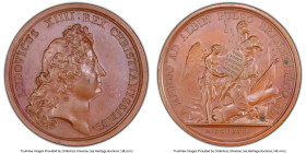 Louis XIV bronzed Restrike Specimen Medal 1673-Dated SP63 PCGS, Divo-130. 40mm. HID09801242017 © 2023 Heritage Auctions | All Rights Reserved