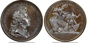 Louis XIV bronze "Martinique - Defeat of the Dutch" Medal 1674-Dated MS66 Brown NGC, Divo-139. 41mm. By I. Mauger. HID09801242017 © 2023 Heritage Auct...