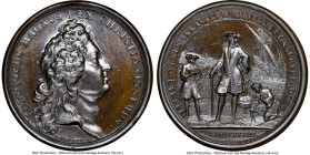 Louis XIV bronze "Naval Enlistment" Medal 1683-Dated MS66 Brown NGC, Divo-199. 41mm. By J. Mauger. HID09801242017 © 2023 Heritage Auctions | All Right...