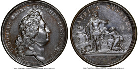 Louis XIV bronze "Peace with Algeria" Medal 1684-Dated MS65 Brown NGC, Divo-204. 41mm. By J. Mauger. HID09801242017 © 2023 Heritage Auctions | All Rig...