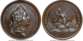 Louis XIV bronze "Battle of Staffarda" Medal 1690-Dated MS64 Brown NGC, Divo-230. 41mm. By J. Mauger. HID09801242017 © 2023 Heritage Auctions | All Ri...