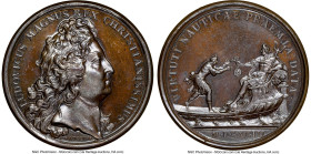 Louis XIV bronze "French Navy" Medal 1693-Dated MS66 Brown NGC, Divo-253. 41mm. By J. Mauger. HID09801242017 © 2023 Heritage Auctions | All Rights Res...