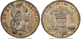Louis XV silver "Chambre Aux Deniers" Jeton 1738-Dated AU58 NGC, Feuardent-2499. 28mm. HID09801242017 © 2023 Heritage Auctions | All Rights Reserved