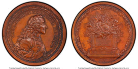 Louis XV bronzed Specimen "Voltaire" Medal 1770 SP63 PCGS, Wurzbach-9185, Molinari-347. 59mm. By G. C. Wachter. HID09801242017 © 2023 Heritage Auction...