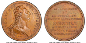 Louis XVI bronzed Specimen "Beaujon Hospice" Medal 1784 SP62 PCGS, 40mm. By B. Duviveir. This beautifully soft-chocolate Medal commemorates the foundi...