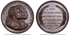 Republic bronze "Execution - Royal Family" Specimen Medal 1794 SP64 PCGS, 40mm. Accompanied by pedigree. HID09801242017 © 2023 Heritage Auctions | All...