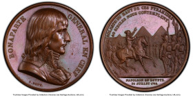 Napoleon bronzed-copper Specimen "Visit to Egypt" Medal 1798-Dated SP63 PCGS, Julius-626. HID09801242017 © 2023 Heritage Auctions | All Rights Reserve...