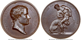 Napoleon bronze "Camp at Boulogne" Medal 1804-Dated MS66 Brown NGC, Bramsen-320. 40mm. By Droz. HID09801242017 © 2023 Heritage Auctions | All Rights R...