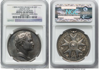 Napoleon silver "Legion of Honor" Medal 1804-Dated AU Details (Excessive Surface Hairlines) NGC, Julius-1239. 41mm. By Andrieu. Featuring the famous L...