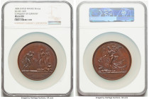 Napoleon bronze "Conquest of Germany" Medal 1805-Dated MS64 Brown NGC, Julius-1460. 68m. By Brenet. From the Maplewood Collection HID09801242017 © 202...