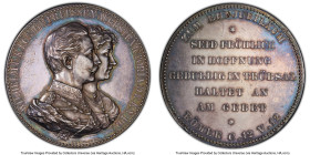 Prussia. Wilhelm II silver Specimen "Golden Wedding Anniversary" Medal ND (1888-1918) SP61 PCGS, Sommer-W82. 45mm. By F. Weigand. HID09801242017 © 202...