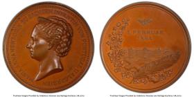 Saxony. Albert bronzed Specimen "Death of Princess Maria Anna" Medal 1884 SP63 PCGS, Barduleck-108. 50mm. HID09801242017 © 2023 Heritage Auctions | Al...