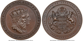 Wurttemberg. Karl I bronze "25th Anniversary of Reign" Medal 1889-Dated MS64 Brown NGC, 50mm. By Mayer. HID09801242017 © 2023 Heritage Auctions | All ...