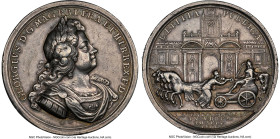 George I silver "Entry into London" Medal 1714 AU53 NGC, Eimer-467, MI-423.7. 47mm. By J. Coker. HID09801242017 © 2023 Heritage Auctions | All Rights ...