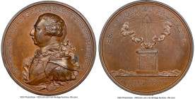 George III bronze "Failed Assassination" Medal 1800 MS63 Brown NGC, BHM-483. 48mm. HID09801242017 © 2023 Heritage Auctions | All Rights Reserved