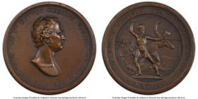 George III copper Specimen "London Highland Society for Egypt" Medal 1801 UNC Details (Scratch) PCGS, Eimer-932, BHM-512. 49mm. By G. F. Pidgeon. Edge...