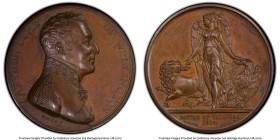 George III bronzed "Duke of Wellington - Battle of Talavera" Medal 1809 SP63 PCGS, Eimer-999. By Angelo Donnadio and La Fitte. 41mm. HID09801242017 © ...