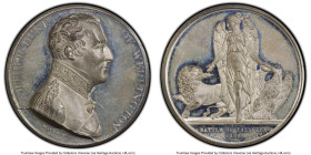 George III white metal "Duke of Wellington - Battle of Talagvera" Medal 1809 SP62 PCGS, Eimer-999. By Angelo Donnadio and La Fitte. 41mm. HID098012420...
