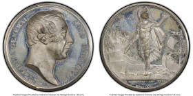 George III white metal Specimen "Battle of San Sebastian" Medal 1813-Dated (1820) SP62 PCGS, BHM-761, Eimer-1036. 38mm. HID09801242017 © 2023 Heritage...