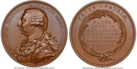 George III bronze "Death of King George III" Medal 1820 MS64 Brown NGC, BHM-991. 48mm. HID09801242017 © 2023 Heritage Auctions | All Rights Reserved