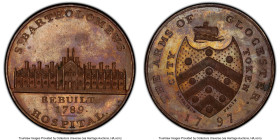 Gloucestershire. Gloucester bronzed Proof 1/2 Penny Token 1797 PR64 PCGS, DH-11. 32mm. HID09801242017 © 2023 Heritage Auctions | All Rights Reserved