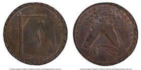 Middlesex. Spence's "End of Pain" 1/2 Penny Token ND (c. 1790) AU55 PCGS, DH-829a. 29.5mm. Sold with collector's tag. HID09801242017 © 2023 Heritage A...