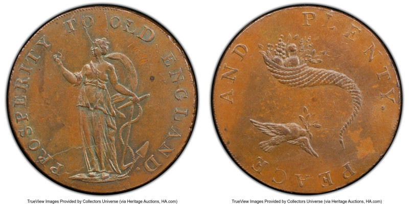 Norfolk. Norwich 1/2 Penny Token ND (c.1790) MS62 Brown PCGS, D&H-26. HID0980124...