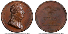 George IV bronzed Specimen "Congress of Verona" Medal 1822 SP64 PCGS, Eimer-98, BHM-1199. 40mm. By Binfield, William. HID09801242017 © 2023 Heritage A...