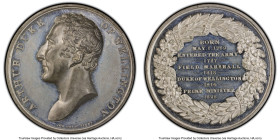 "Duke of Wellington Elected Prime Minister" white-metal Specimen Medal 1828 SP61 PCGS, BHM-1330. 51mm. By J. Davis. HID09801242017 © 2023 Heritage Auc...
