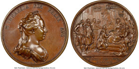 "Transylvania Court Office" bronze Medal 1762-Dated AU58 Brown NGC, Montenuovo-1904. 60mm. By Wurt. HID09801242017 © 2023 Heritage Auctions | All Righ...