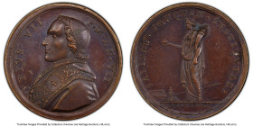 Papal States. Pius VII bronze Specimen "Anno VII" Medal 1806-Dated SP63 PCGS, Rinaldi-73. 39mm. By Hamerani. From the Meduno Collection HID09801242017...