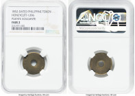 Muhammad Makakua brass "Puente Colgante" Token 1852-Dated Fair 2 NGC, Honeycutt-1296. 20mm. HID09801242017 © 2023 Heritage Auctions | All Rights Reser...