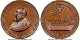 Republic bronze "Jose Campo Perez" Medal 1886-Dated MS64 Brown NGC, Viv-531/XXXVI-5. 63mm. By Castells. HID09801242017 © 2023 Heritage Auctions | All ...