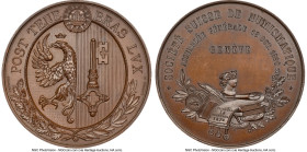 "Swiss Numismatic Society" bronze Medal 1890-Dated MS64 Brown NGC, 51mm. By Charles Richard. HID09801242017 © 2023 Heritage Auctions | All Rights Rese...