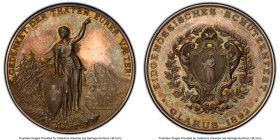 Confederation silver "Glarus Shooting Festival" Specimen Medal 1892 SP64 PCGS, R-808b. 45mm. HID09801242017 © 2023 Heritage Auctions | All Rights Rese...