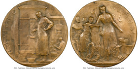 Confederation bronze "Opening of the New Mint in Bern" Medal ND (1906) MS62 Brown NGC, Martin-43. 80mm. By Huguenin. HID09801242017 © 2023 Heritage Au...
