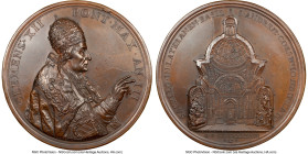 Clement XII bronze "Cappella Corsini - Corsini Chapel" Medal 1733 (AN III) MS64 Brown NGC, Mazio-441. 70mm. By O. Hamerani. HID09801242017 © 2023 Heri...