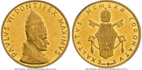 Paul VI gold "Coronation" Medal 1963 MS60 NGC, 21mm. 6.74gm. HID09801242017 © 2023 Heritage Auctions | All Rights Reserved