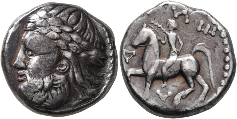 CARPATHIAN REGION. Uncertain tribe. Circa 3rd century BC. Tetradrachm (Silver, 2...