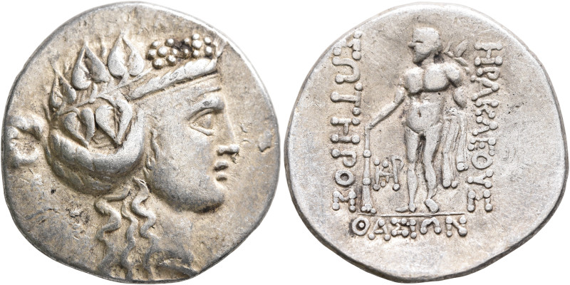 ISLANDS OFF THRACE, Thasos. Circa 148-90/80 BC. Tetradrachm (Silver, 31 mm, 16.5...