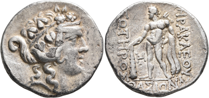 ISLANDS OFF THRACE, Thasos. Circa 148-90/80 BC. Tetradrachm (Silver, 31 mm, 16.5...