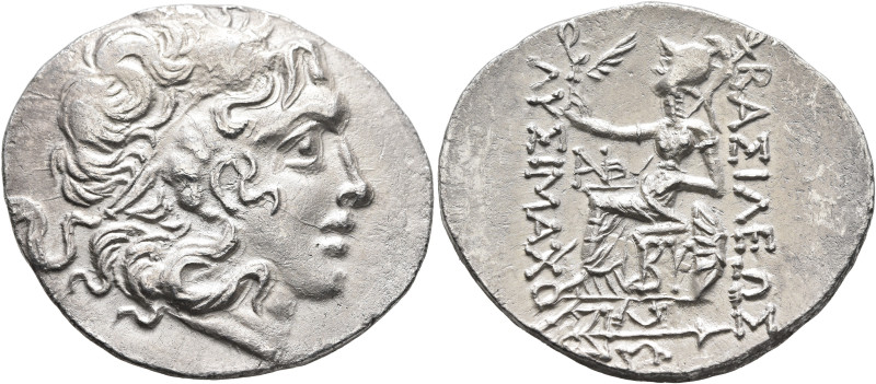 KINGS OF THRACE. Lysimachos, 305-281 BC. Tetradrachm (Silver, 35 mm, 16.11 g, 11...