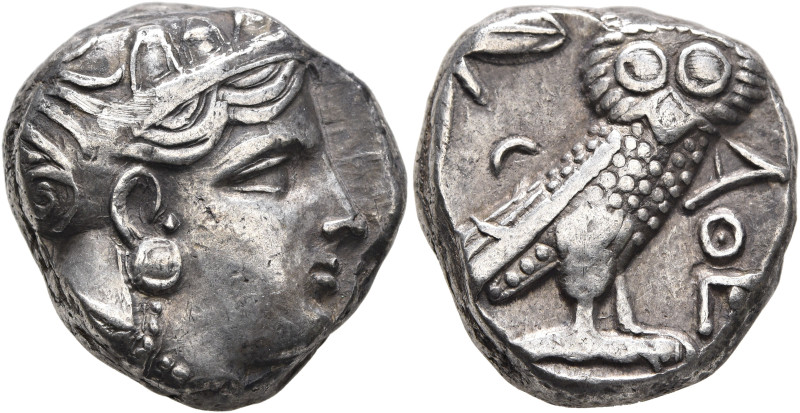 ATTICA. Athens. Circa 353-294 BC. Tetradrachm (Silver, 21 mm, 17.05 g, 8 h). Hea...